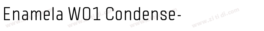 Enamela W01 Condense字体转换
